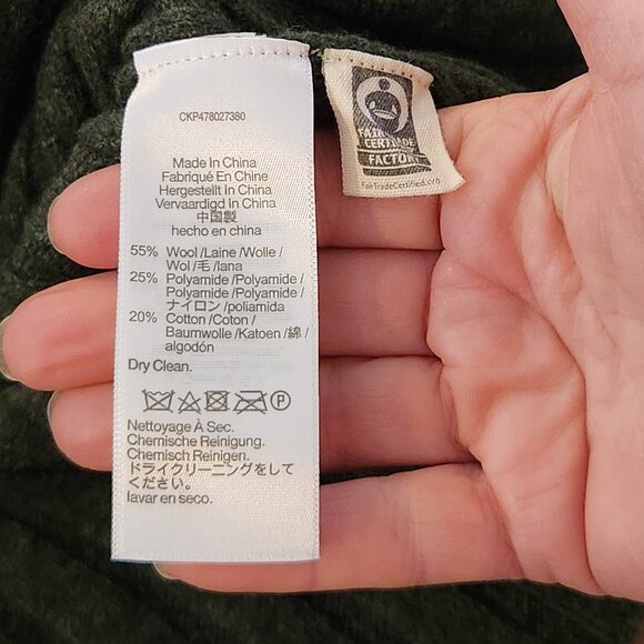 Madewell mockneck cropped ribbed wool sweater - Picture 6 of 9